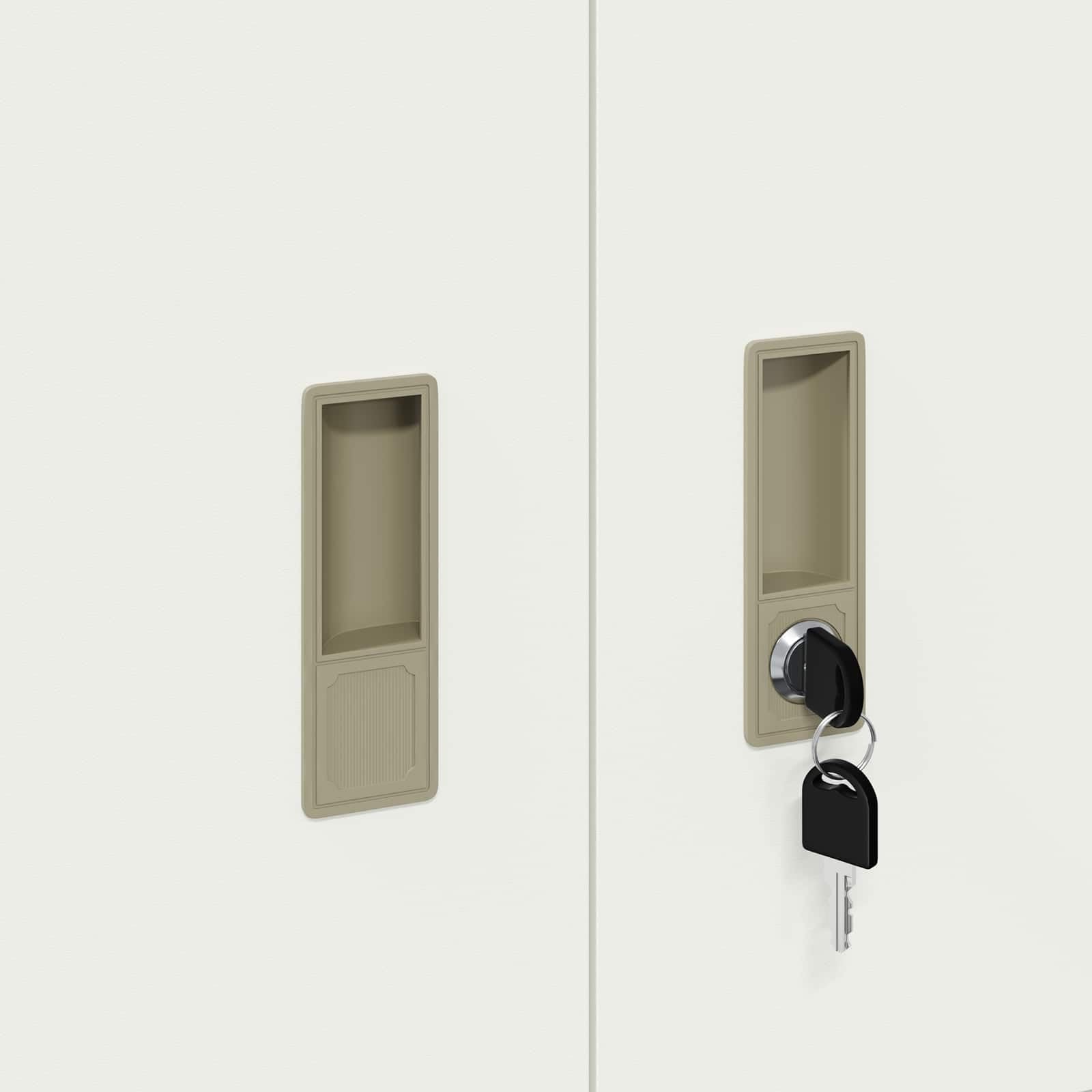 vidaXL Armoire de Rangement Blanc 90 x 40 x 40 cm Acier, Armoire de Bureau Moderne, en Acier rectangulaire, fermant à clé, Espace généreux, Meuble Industriel, Solution Robuste