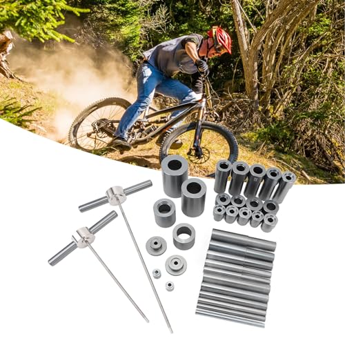 Prensa de rodamientos de buje para extraer e instalar piezas de bicicleta fácil 4