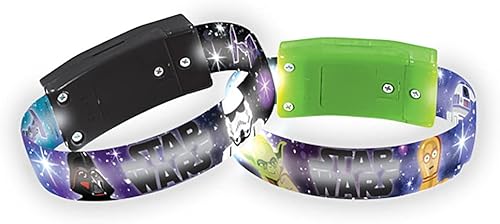 Amscan Star Wars 3902100 Lot de 4 bracelets lumineux « Galaxy of Adventures »
