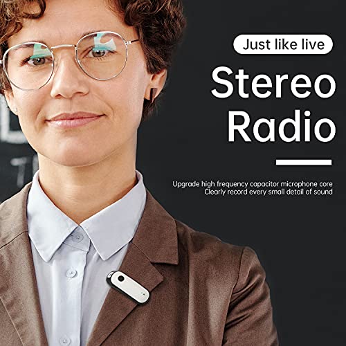 Depusheng Wireless Lavalier Microphone Professional Omnidirectional Condenser Mic For Mobile Phones，Camera，Computer，Laptop，Recording Mic For Youtube, Interview, Video #TOP1