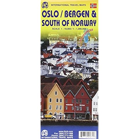 Oslo / Bergen / South of Norway Travel Reference Map Cover