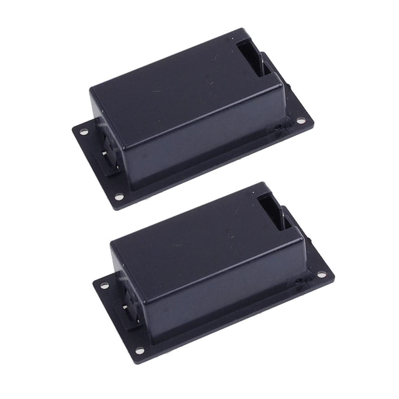 ifundom Battery Compartment for Active Guitar 2pcs Guitar Pickup Battery Box Case 9v Clip