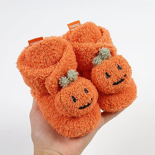 LAFEGEN Baby Girl Booties Non Slip Faux Fur Infant Ankle Snow Boots Newborn Toddler First Walker Winter Crib Shoes 3-18 Months4