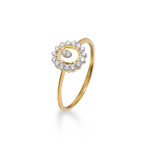 Pride Diamond Collection 18k Yellow Gold and Diamond Ring