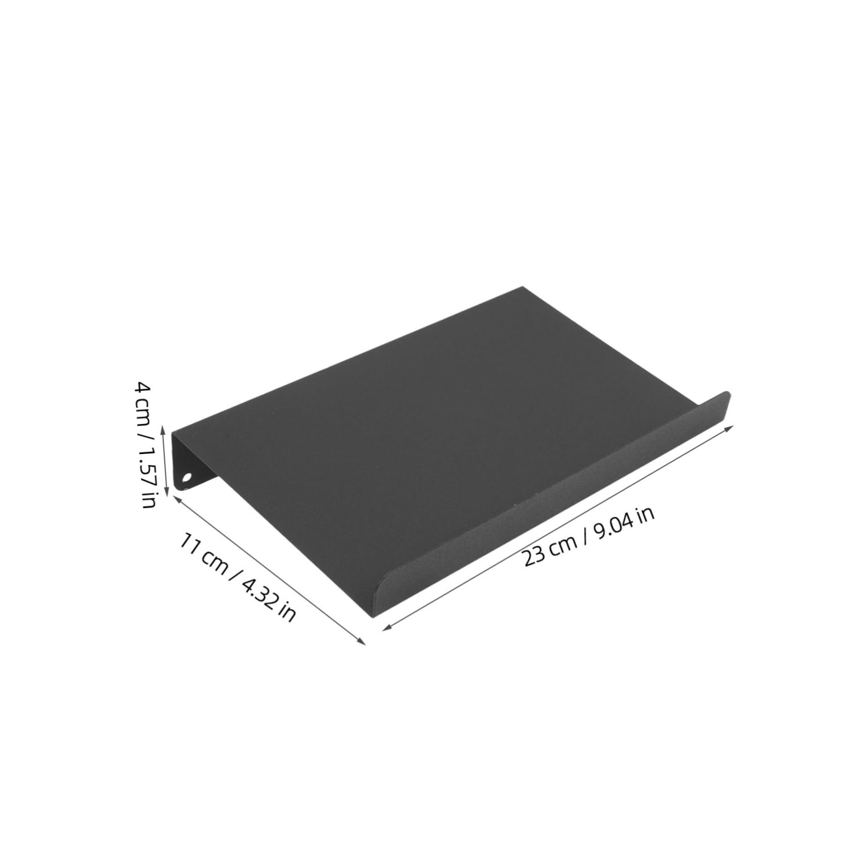Cabilock Organizador de Cajón para Especias 1 Juego Aluminio Negro