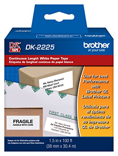 Image of Brother Printer Continuous Length White Paper Tape (DK2225)