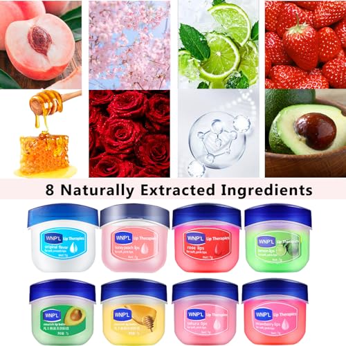Lip Balm Multipack - 8 Pcs MINI Lip Balms Lip Mask Gifts For Women, Men Teenage Girls - Lipbalm Lip Repair Moisturizer Lip Lightening For Dark Lips Dry Lips Treatment Skin Care Sets & Kits - Image 4