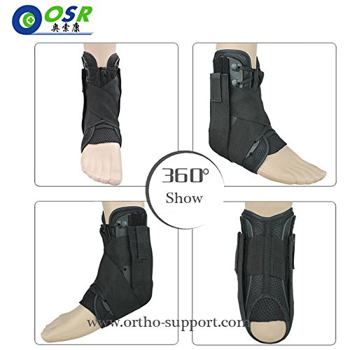Buy Generic Black, Small Medical Ankle Braces for Ankle Sprained