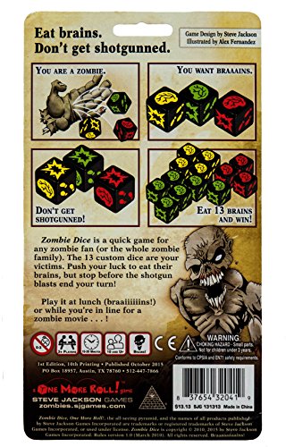 Steve Jackson Games 131313 Zombie Dice