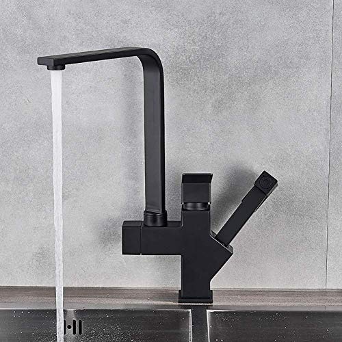 Wasserhahn Küchen Wasserhahn 360 Rotationsauslauf Ausziehsprühgerät Handmixer Wasserhähne