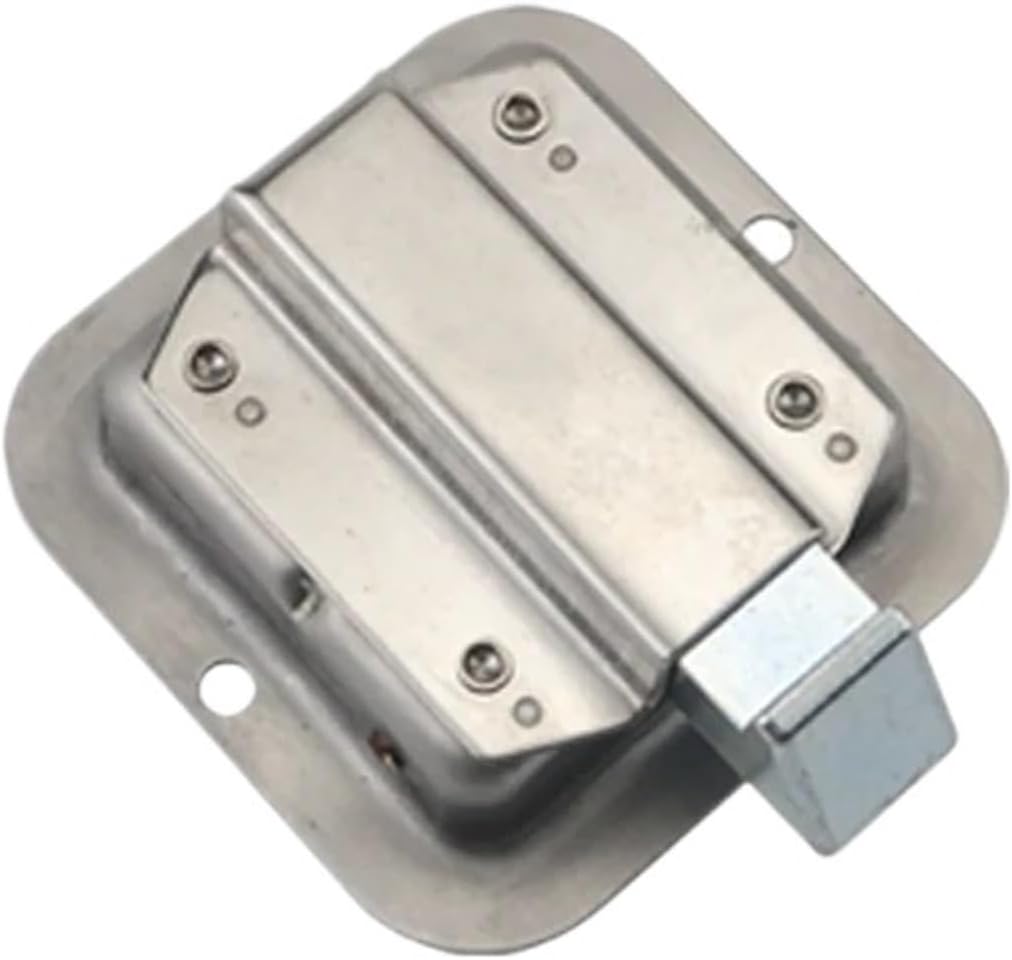 Panel Lock 304 Stainless Steel Box Type Electrical Cabinet Square Rv Vehicle Toolbox 1Pcs(with Lock)