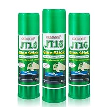 3D Printer Glue Stick 3 Pack, Perfect First Layer Adhesion, Prevents Warping on Heat Bed, Easy Release for ABS PLA PETG Filaments and Various Build Plate, 36g/1.27oz
