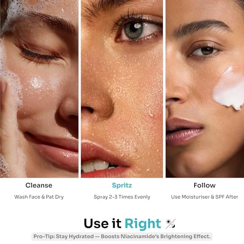 Image of Kitcoz 5% Niacinamide and 8% Glycolic Acid Face Toner with Rice Water 150ml | Alcohol Free with Sake Ferment, Licorice and Aloe. For pores, texture and hydration. All skin types, AM and PM.