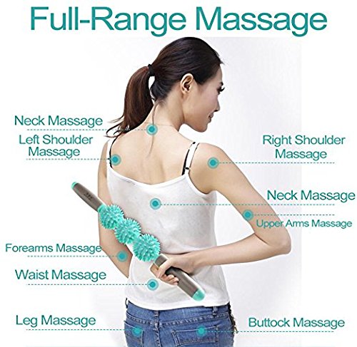 VLFit Muskel Massage Roller Stick mit Druckpunkte und Spikes