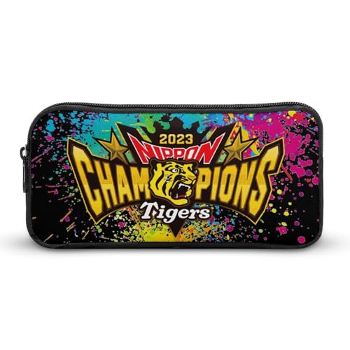 阪神 リーグ 優勝記念 タイガース文具ケース ペンケース 収納グッズ 筆箱 ペンバッグ 筆入れ 多機能 学用品収納 大容量軽量 伸縮性が良く、繰り返し使用可能 傷防止 防汚 掃除が簡単 いろいろな文房具を収納 オフィス小物 コスメバッグとして 男女兼用 携