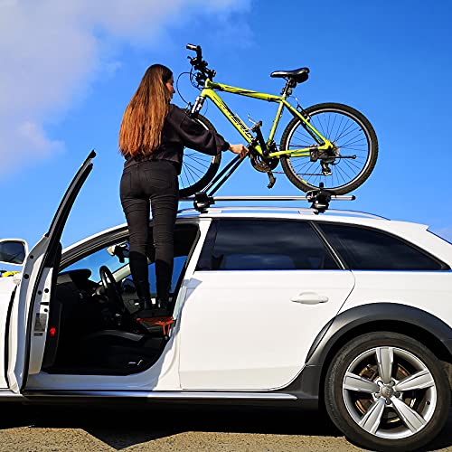 TOOENJOY Universal Fit Car Door Step, Foldable Roof Rack Door Step Up on Door Latch, Both Feet Stand Pedal Ladder, Easy Access to Rooftop for Most Car, SUV, Truck(Orange) by TOOENJOY - Image 7