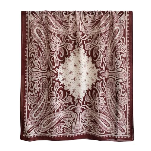 Image of Viscose Scarf for Women | Lightweight & Long | Stole for Women - Stylish Design | Neck Scarf, Hair Scarf, & Head Scarf for Women & Girls | All Season Accessory