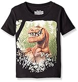Disney Boys' The Good Dinosaur Black Big Dino T-Shirt