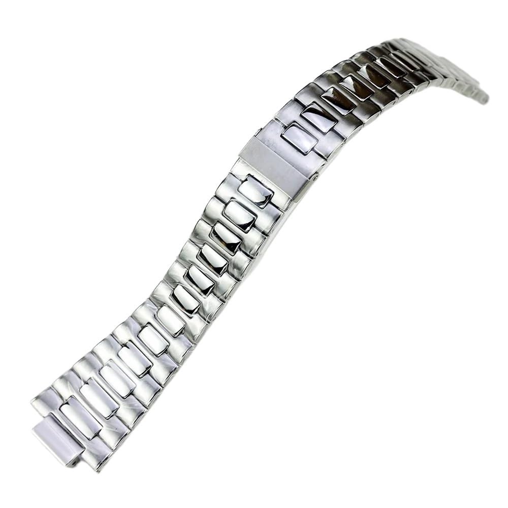 1 Stück Uhrengehäuse, Edelstahlarmband, 30,5 mm Zifferblatt, Saphirglas, durchsichtige Rückseite