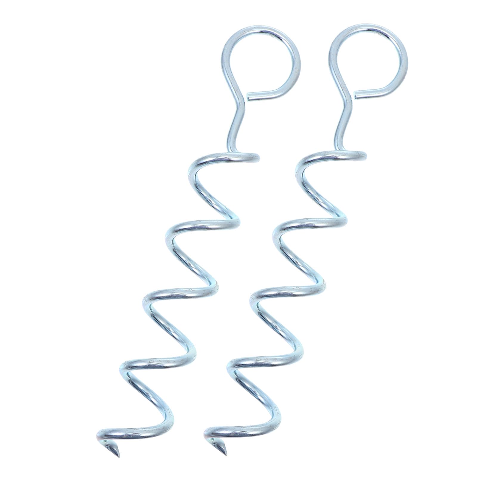 Estacas espiral de hierro YARNOW para atar perros en el jardín exterior