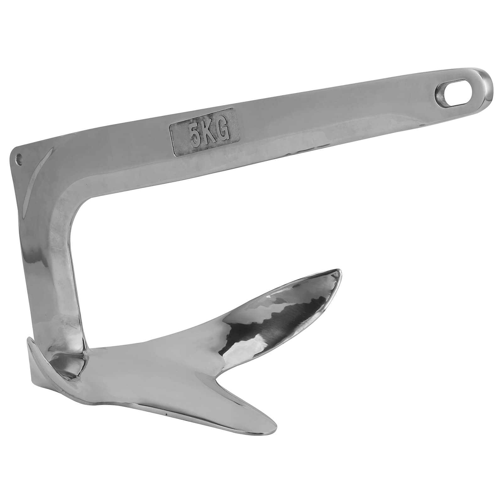 Ancora Claw Force Rampino in Acciaio Inossidabile 316, Ancora per Barca per gommone Kayak Yacht Marine, 11 libbre/5 kg per carichi Pesanti con Eccellente Potere di Tenuta nel