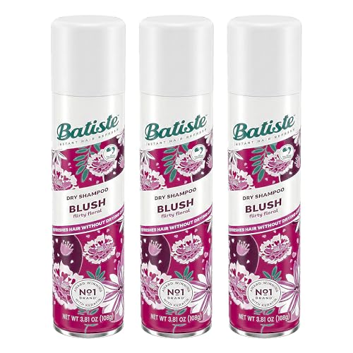 Batiste Dry Shampoo, Blush Fragrance, 3 Count