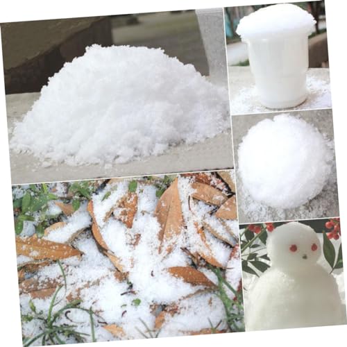 RORPOIR Decoração Em Pó neve natal neve artesanal branca natal neve artificial decoração floco neve