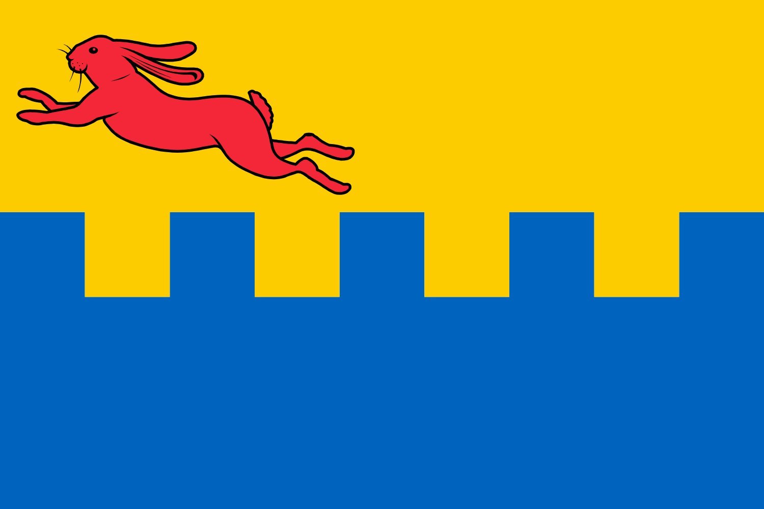 Drapeau Gaasterlan-Sleat grand format en maille drap de pavoisement