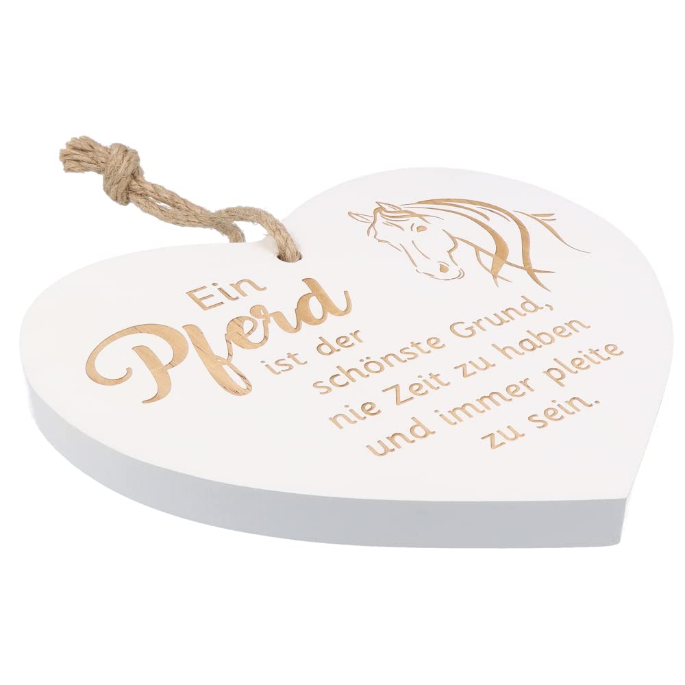 EMOTIONAL Cuore In Legno Vintage Con Incisione 'Grazie', Decorazione Shabby Chic, Ciondolo Con Cordino, Regalo Per Genitori E Nonni, Dimensioni 18x16 Cm, Fatto In Germania - 3