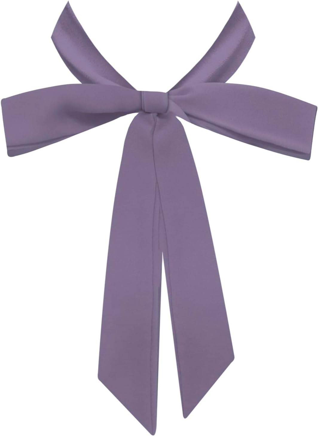 Bow Tie for Women, Ribbon Necktie for Women Solid Color Self-tie Satin Bow Tie for Party Cosplay Casual