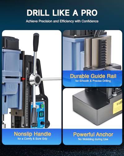ZELCAN 1550W Magnetic Drill Press