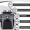 Himiway-Foldable-Dog-Bike-Basket-Breathable-Dog-Basket-for-Bike-Safe-and-Easy-Dog-Bike-Carrier-Backpack-Comfy-Padded-Shoulder-Strap-pet-Carrier-for-Bike-with-2-Open-Doors-for-Small-Medium-DogsCats Himiway Foldable Dog Bike Basket