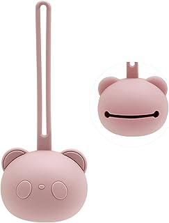 Silicone Pacifier Holder Cases, BPA-Free Newborn Panda Pacifier Case, Baby Pacifiers Silicone Pouch for Travel, Pacifier Accessories for Boys & Girls