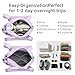 CAMTOP Mini Gym Bag for Women, Small Gym Tote Bag Puffy Quilted Sports Duffel Bag with Wet Compartment and Coin Purse Duffel Bags Dance Yoga Workout Bag for Gifts (Fashional Purple, Mini-12.6