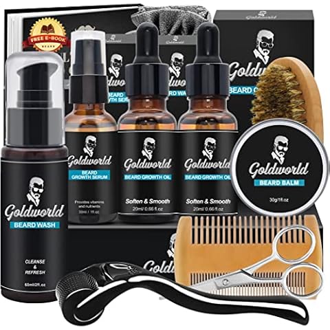 Beard Growth Care Kit with Derma Roller Cover