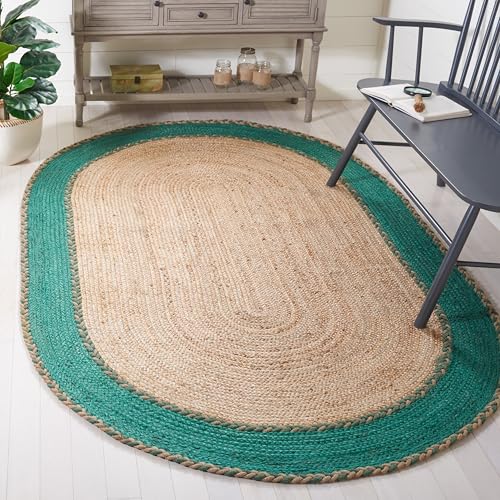 Tapete ovalado de fibra natural SAFAVIEH 6 x 9 pies