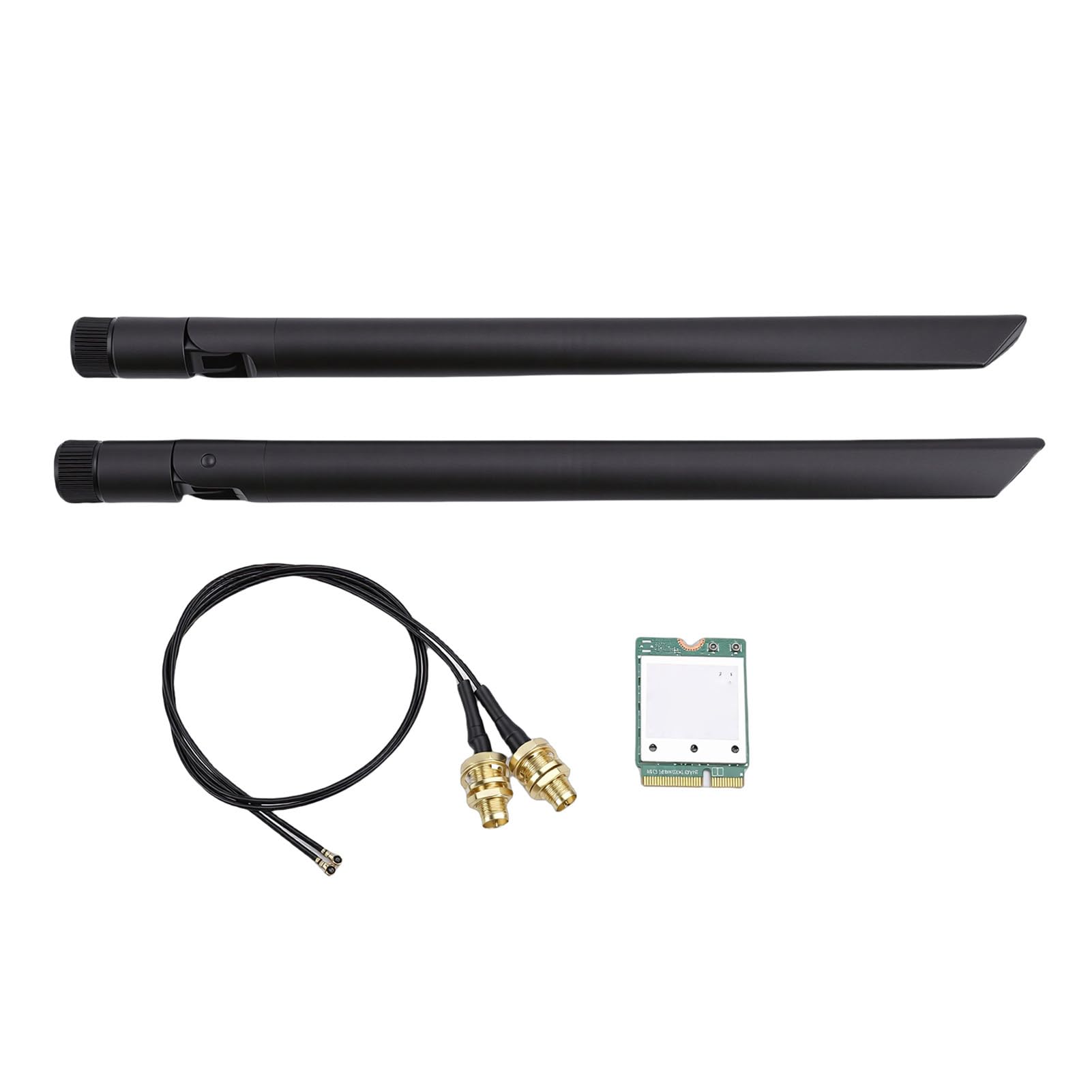 Bewinner Scheda di Rete WiFi 7 M.2, Modulo Adattatore Wireless da 5,8 Gbps per Laptop, Banda Tripla 2,4 GHz 5 GHz 6 con Tecnologia MLO, 4K QAM, 320 MHz, Doppia Antenna, Supporta 11