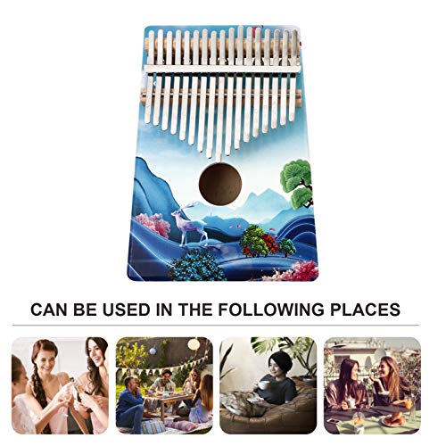 BIENKA 6 pièces 17 Touches Pouce Piano Bois Kalimba Doigt Piano Instrument Jouets éducatifs for Enfants Adultes Piano - Les Beatles, Paul McCartney, John Lennon, RIngo Starr, George Harrison BIENKA 6 pièces 17 Touches Pouce Piano Bois Kalimba Doigt Piano Instrument Jouets éducatifs for Enfants Adultes Piano – Image 8