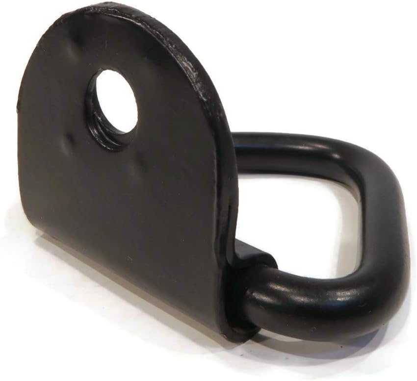The ROP Shop D-Ring Tie Down Anchor 1/4" Heavy Duty Steel, Bolt-On Mount, 2,400 lb Load Capacity, Truck Bed & Trailer - 20 Pack