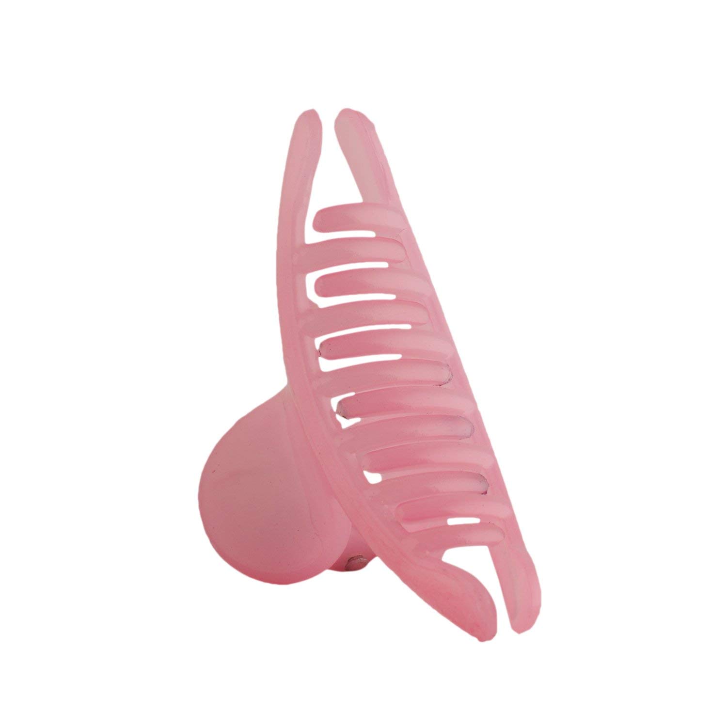 Accessher Stunning Silver Plated Pearl Embellished Metallic Hair Claw Clip | Hair Barrette | Hair Pin for Women and Girls Pack of 6 (Multicolor)