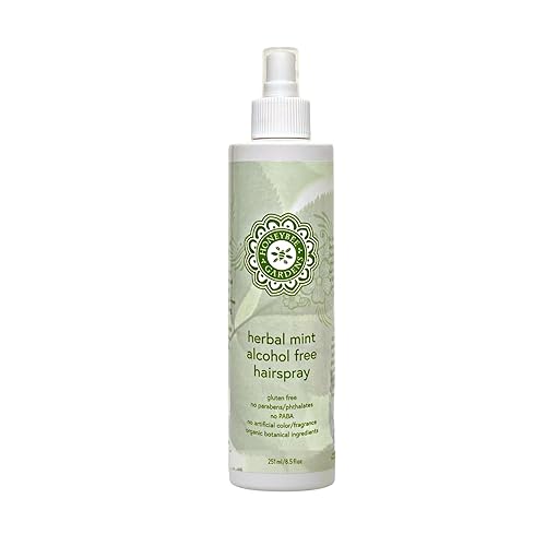 Honeybee Gardens Spray para el cabello sin alcohol de menta a base