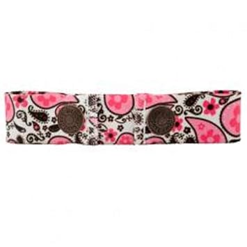 Dapper Snappers Made in the USA Baby & Toddler Adjustable Belt-Pink Paisley