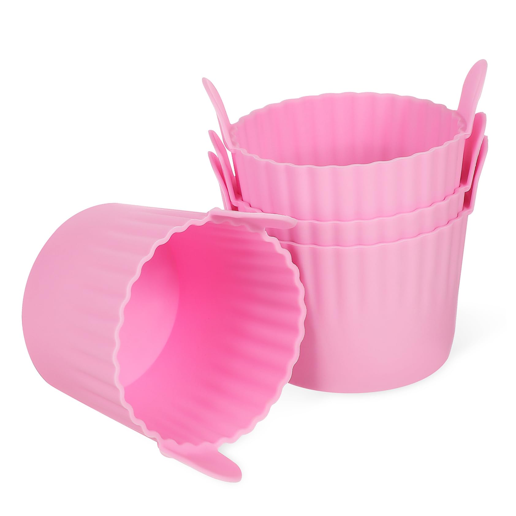 Alipis Lot De 5 Moules À Muffins En Silicone Réutilisables Pour Pâtisserie Familiale 4 Pièces X 5