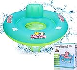 ✔ INNOVATIV UND VIELFÄLTIG: Der Schwimmreif besteht aus 2 separaten Luftkammern. Durch die innere Luftkammer des Baby Schwimmring wird die Weite angepasst. Perfekt geeignet für Badewanne, Schwimmbad und Babyschwimmkurse