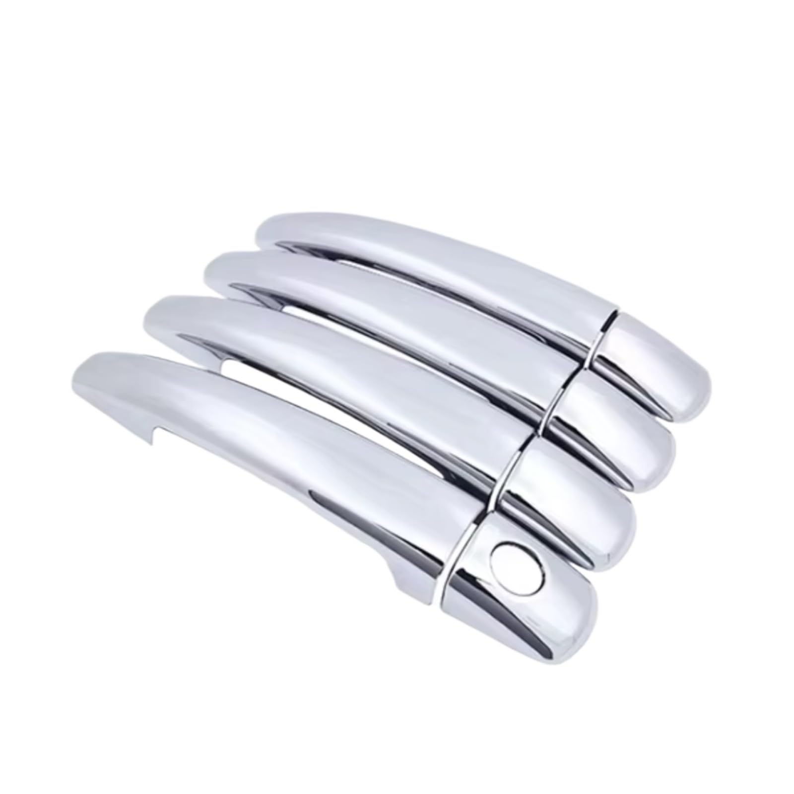 Qdzvalumv Handle 1 Keyhole Car Door Handles Cover Shell Compatible With Peugeot For Partner B9 2009-2018 Car Exterior Door Handle Cover Accessories Protective Trim Set(Handle 1 Keyhole)