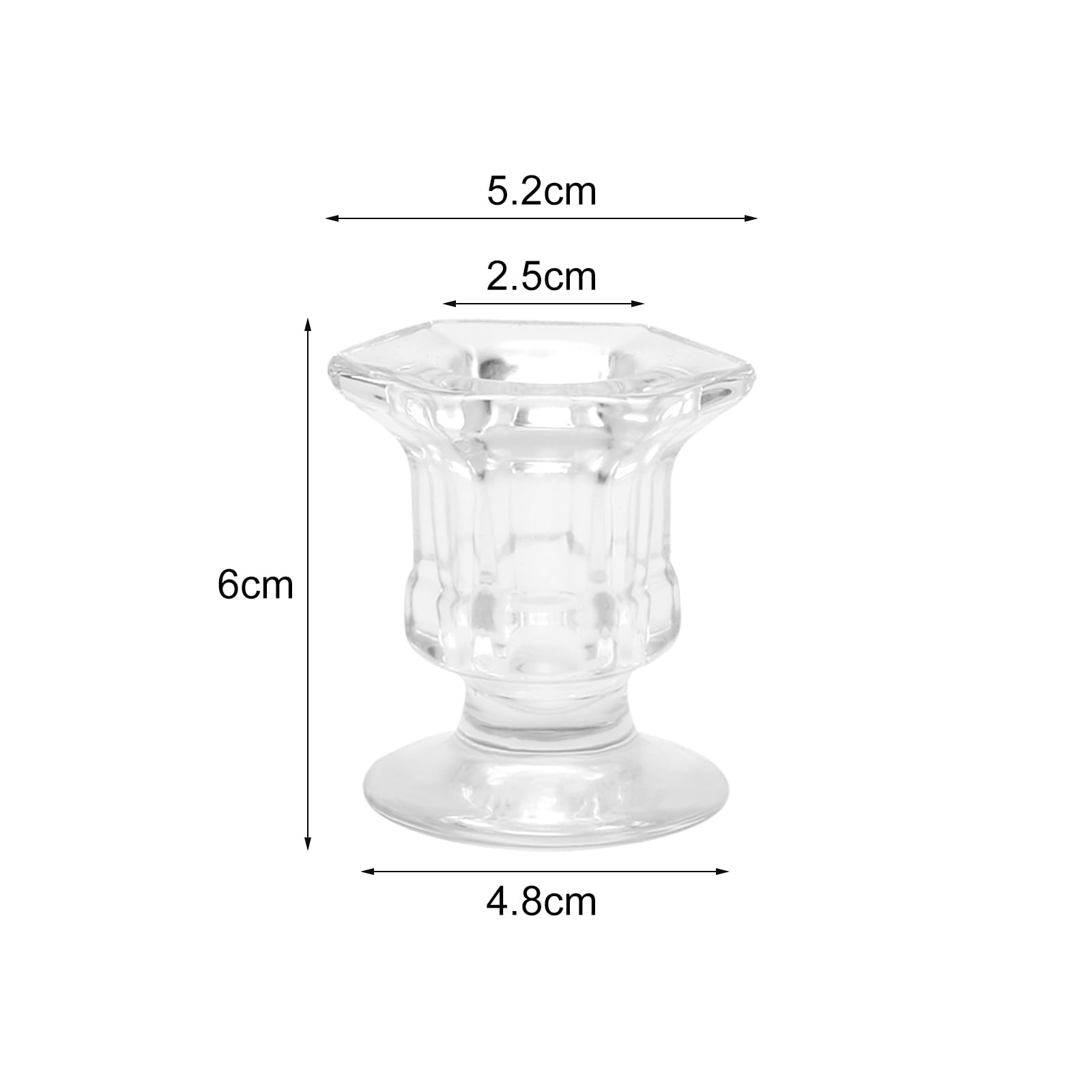 Decorazione Natale Set 20 Portacandele In Vetro - Decorazione Per Matrimoni, Natale E Tavola Lanterne Bomboniere