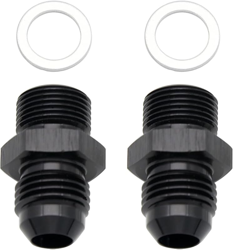 Adaptador de entrada de combustível para carburador KRD PERFORMANCE 6AN macho para 9/16-24 – 2 unidades