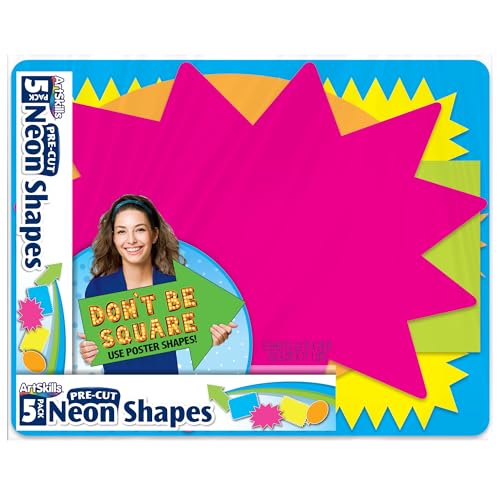 ArtSkills Large Pre Cut Poster Board Shapes, 22