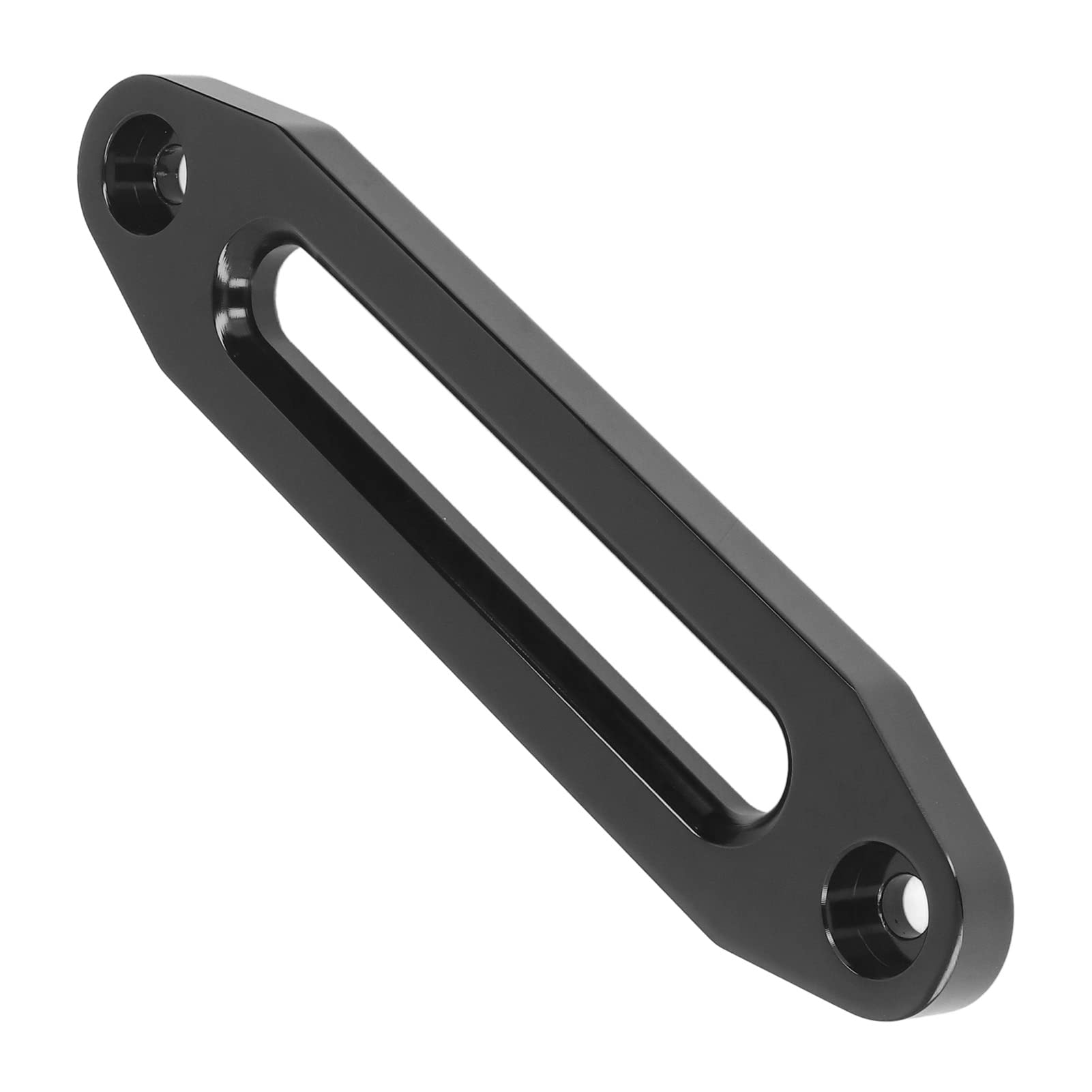 Guide-Câble Latéral,Chargement De 8 000 À 15 000 Lb En Aluminium 10 Pouces Treuil Hawse Fairlead Bords Ronds Guide-Câble À Rouleau De Treuil Atv Pour Utv(Le Noir)