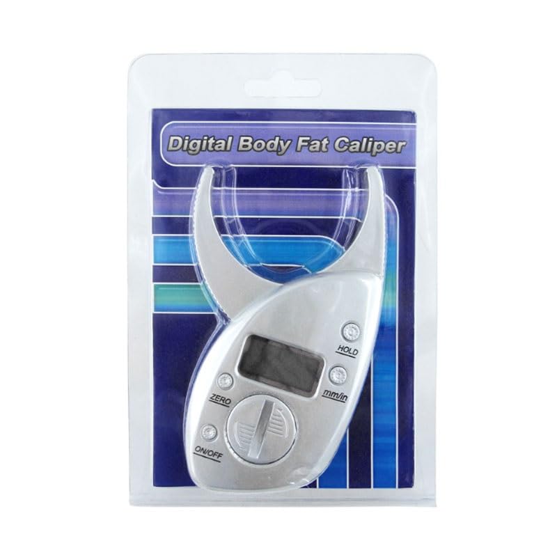 Digital Fat Caliper with Clamp | Body Fat Clamp for Body Thickness Measurement